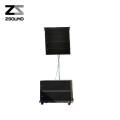 ZSOUND exclusive line array sound system dual 12inch 3 way speaker for meeting room